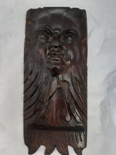 Load image into Gallery viewer, 17TH Antique French Carved Cherub Devil Angel Head Walnut Wood Ornament
