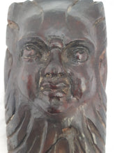 Load image into Gallery viewer, 17TH Antique French Carved Cherub Devil Angel Head Walnut Wood Ornament