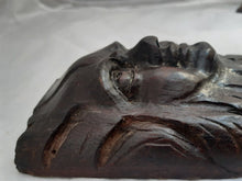 Load image into Gallery viewer, 17TH Antique French Carved Cherub Devil Angel Head Walnut Wood Ornament