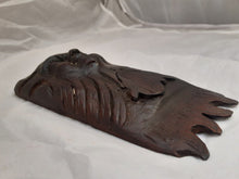 Load image into Gallery viewer, 17TH Antique French Carved Cherub Devil Angel Head Walnut Wood Ornament