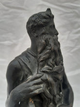 Load image into Gallery viewer, 19TH Antique Decorative Figure of Moses French Bronze Statue After Michelangelo