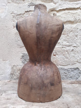 Load image into Gallery viewer, Antique French WASP WAIST Tailor's Dummy Mannequin Dress Form STOCKMAN - 1880