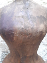 Load image into Gallery viewer, Antique French WASP WAIST Tailor's Dummy Mannequin Dress Form STOCKMAN - 1880