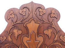 Load image into Gallery viewer, Antique French Crucifix Wood Plaque Religious Cross Frame RARE 19th Jesus