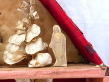 Load image into Gallery viewer, XXL 24" Antique French Diorama Box Ex Voto subject Religious Rare House pattern