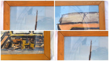 Load image into Gallery viewer, 1900 Set 3x Antique Painting Theme Gypsy Trailers Signed Veuillet 26x19" Framed
