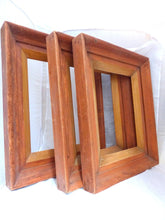 Load image into Gallery viewer, Gorgeous set 3x Antique colored Wood Frame 24x20" Charming Collection 1900