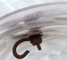 Load image into Gallery viewer, XL Antique French ART DECO Ceiling Suspension Chandelier 1930 Signed COMPIEGNE