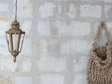 Load image into Gallery viewer, Antique Religious Gothic Church Lantern Ceiling Light Candle Holder 19TH