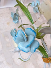 Load image into Gallery viewer, Charming Florentine Chandelier Enameld Metal Tole Flowers 60's Italian Ceiling
