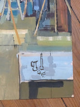 Load image into Gallery viewer, 1900 Antique Painting Artist Sudent Studio 26x19" Oil on paper