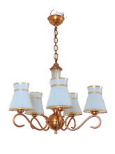 Load image into Gallery viewer, Vinatge French Modernist Ceiling Suspension Chandelier 1950 PETITOT Styl Diabolo