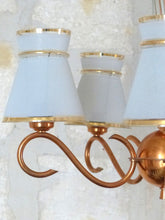 Load image into Gallery viewer, Vinatge French Modernist Ceiling Suspension Chandelier 1950 PETITOT Styl Diabolo