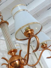 Load image into Gallery viewer, Vinatge French Modernist Ceiling Suspension Chandelier 1950 PETITOT Styl Diabolo