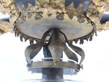 Load image into Gallery viewer, Antique French Ceiling 19TH Church Religious Chandelier Gilded Angels Crystal