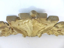Load image into Gallery viewer, PAIR 19TH Antique French Gilded Bronze Shell Pediment 16&quot; Hardware Salvage RARE
