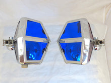 Load image into Gallery viewer, OMG Rare Pair Desk Lamp PIROUETT Art Deco Bauhaus 1930 - Red & Blue Light