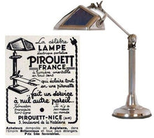 Load image into Gallery viewer, OMG Rare Pair Desk Lamp PIROUETT Art Deco Bauhaus 1930 - Red & Blue Light