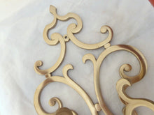 Load image into Gallery viewer, RARE Antique PAIR French Louis XIII Wall Light Sconce 2 Light Tinned Bronze 1920