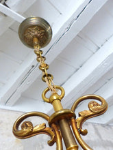 Load image into Gallery viewer, OMG Set French Antique Bronze  Chandelier Pair Sconces Porcelain Cherub Foliage