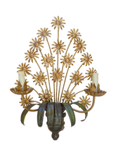 Load image into Gallery viewer, XXL Mid Century Italian Ceiling Wall Light Gilded Tole Chandelier Hans Kogl St.