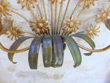 Load image into Gallery viewer, XXL Mid Century Italian Ceiling Wall Light Gilded Tole Chandelier Hans Kogl St.