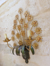Load image into Gallery viewer, XXL Mid Century Italian Ceiling Wall Light Gilded Tole Chandelier Hans Kogl St.