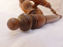 Load image into Gallery viewer, Gorgeous antique 19TH Elegant Curtain Holder / Bed Canopy / Towel Rod Walnut