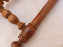 Load image into Gallery viewer, Gorgeous antique 19TH Elegant Curtain Holder / Bed Canopy / Towel Rod Walnut