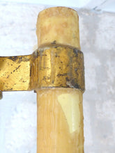 Load image into Gallery viewer, Gorgeous French Medieval Gothic Style Chandelier Ceiling 1900 Gilded Iron Wax