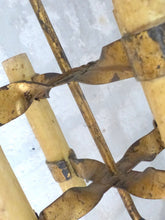 Load image into Gallery viewer, Gorgeous French Medieval Gothic Style Chandelier Ceiling 1900 Gilded Iron Wax