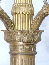 Load image into Gallery viewer, 19tTH Antique French 6 Arms Ormolu Bronze Chandelier Crystal Ceiling CharlesX