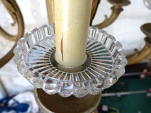 Load image into Gallery viewer, 19tTH Antique French 6 Arms Ormolu Bronze Chandelier Crystal Ceiling CharlesX