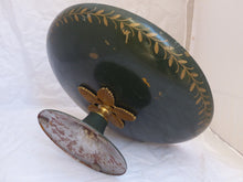 Load image into Gallery viewer, Gorgeous Large 16" Antique French Painted Tole Centerpiece Empire Style 1900