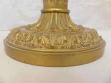 Load image into Gallery viewer, XL 23" Gorgeous Antique French Table Desk Lamp Bronze 1930 Empire Style 4 Fires