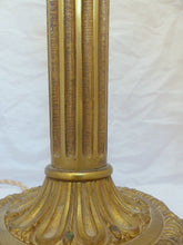 Load image into Gallery viewer, XL 23" Gorgeous Antique French Table Desk Lamp Bronze 1930 Empire Style 4 Fires