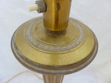Load image into Gallery viewer, XL 23" Gorgeous Antique French Table Desk Lamp Bronze 1930 Empire Style 4 Fires