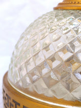 Load image into Gallery viewer, Gorgeous Vintage French Empire Ceiling D: 7.5" Gilded Bronze & Glass 1950s