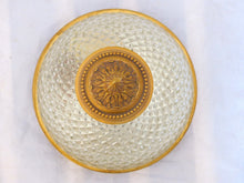 Load image into Gallery viewer, Gorgeous Vintage French Empire Ceiling D: 7.5" Gilded Bronze & Glass 1950s