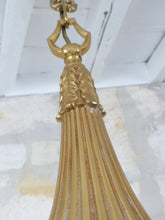 Load image into Gallery viewer, Gorgeous Vintage French 5 Arms Gilded Brass Chandelier Ceiling Bronze Louis XVI