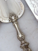 Load image into Gallery viewer, 19TH Antique French Horn Handled 45pc Table Fruits Knife Serving Set Silver Box