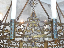 Load image into Gallery viewer, Antique French Sanctuary Church Crown Chandelier Ceiling Religious 19TH Gothic