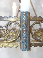 Load image into Gallery viewer, Antique French Sanctuary Church Crown Chandelier Ceiling Religious 19TH Gothic