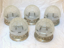 Load image into Gallery viewer, Gorgeous Wall Light Ceiling Sconces ART DECO Nickelplate Tole France 1920 Rare