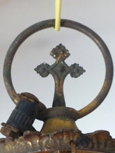 Load image into Gallery viewer, Antique French Sanctuary Church Crown Chandelier Ceiling Religious 19TH Gothic