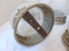 Load image into Gallery viewer, Gorgeous Wall Light Ceiling Sconces ART DECO Nickelplate Tole France 1920 Rare