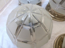 Load image into Gallery viewer, Gorgeous Wall Light Ceiling Sconces ART DECO Nickelplate Tole France 1920 Rare