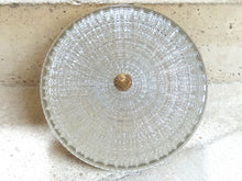 Load image into Gallery viewer, Gorgeous Vintage French Empire Ceiling D: 10" Gilded Brass & Glass 1960s