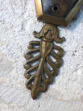 Load image into Gallery viewer, Antique PAIR French Empire Wall Light Sconce 2 Lights Torch Gilded Bronze 19TH