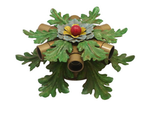 Load image into Gallery viewer, BANCI Mid Century Murano Ceiling Wall Light Painted Tole Chandelier BAGUES Style